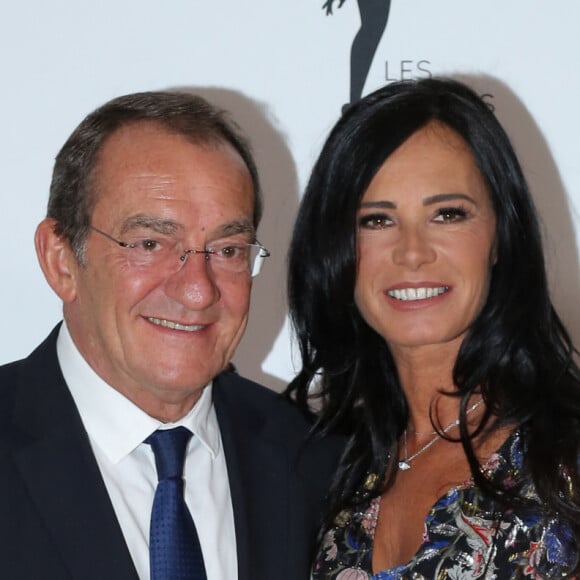 Jean-Pierre Pernaut et sa femme Nathalie Marquay - Gala de charité au profit de l'association "Les Bonnes fées" à l'hôtel d'Evreux, Place Vendôme à Paris, le 20 mars 2017. © CVS/Bestimage 