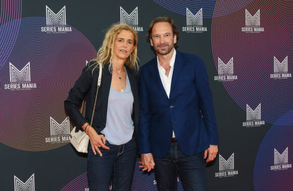 Delphine De Vigan et François Busnel - Photocall de la cérémonie d'ouverture du Festival Series Mania à Lille