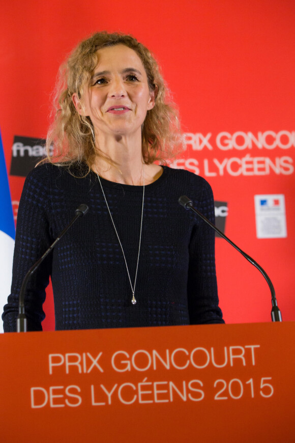 Delphine de Vigan (lauréate du Prix Goncourt des Lycéens) - Cérémonie de remise du Prix Goncourt des Lycéens 2015 à Paris, le 1er décembre 2015. © Romuald Meigneux/Bestimage