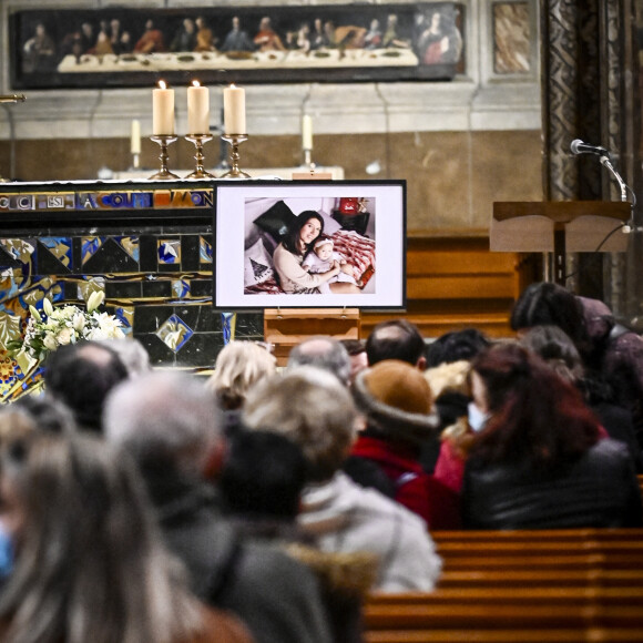 Un rassemblement religieux a lieu à la cathédrale d'Albi, France, le 8 janvier 2022, à l'initiative de la soeur et d'une amie de Delphine Jubillar. © Thierry Breton/Panoramic/Bestimage