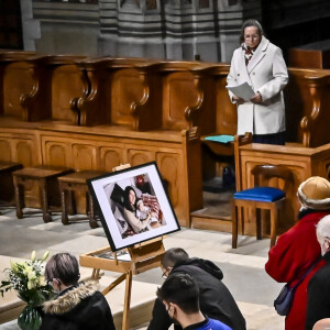 Un rassemblement religieux a lieu à la cathédrale d'Albi, France, le 8 janvier 2022, à l'initiative de la soeur et d'une amie de Delphine Jubillar. © Thierry Breton/Panoramic/Bestimage
