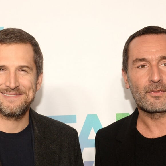 Guillaume Canet, Gilles Lellouche - Photocall du "Etam Live Show 2018" aux Beaux-Arts à Paris, le 25 septembre 2018. © Rachid Bellak/Bestimage