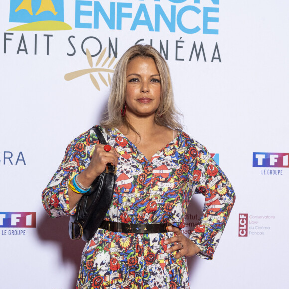 Séverine Ferrer au photocall de la soirée "Action Enfance fait son cinéma" au Grand Rex à Paris. © Pierre Perusseau / Bestimage