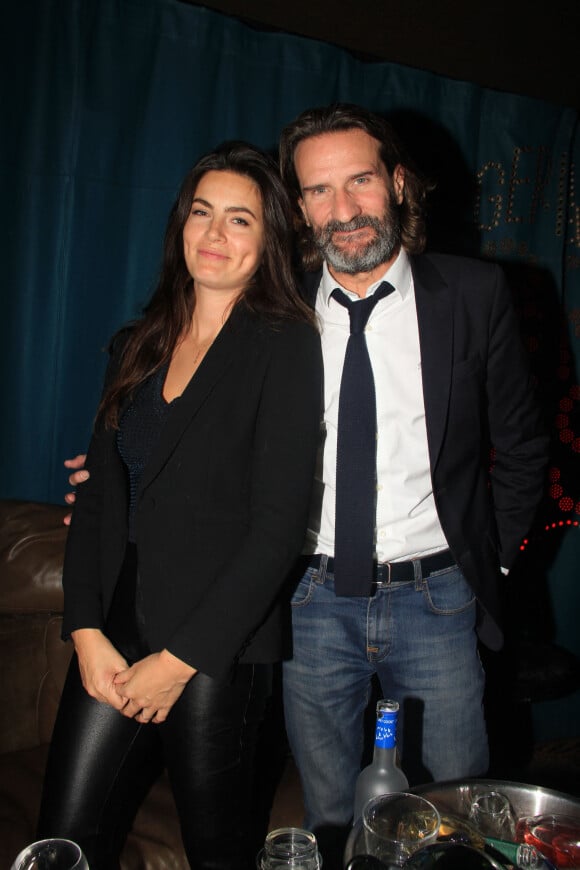 Frédéric Beigbeder et sa femme Lara Micheli - Afterparty du prix du Café de Flore au Paradisio à Paris, le 12 novembre 2019. © Baldini/Bestimage
