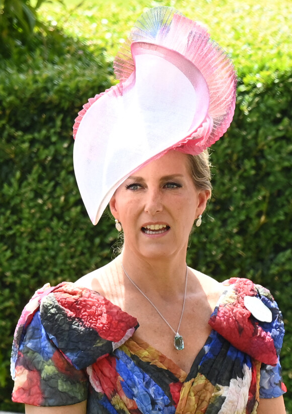 Sophie Rhys-Jones, comtesse de Wessex, lors du troisième jour "Ladies Day" de la Royal Ascot 2022 à l'hippodrome d'Ascot dans le Berkshire, Royaume Uni, le 16 juin 2022.  Royal Ascot 2022 Ladies Day held at Ascot Racecourse, Ascot, Berkshire, Uk on June 16, 2022. 