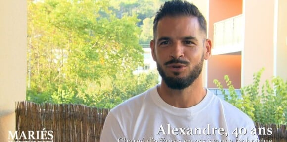 Alexandre de "Mariés au premier regard 2022" lors de l'épisode du 20 juin sur M6