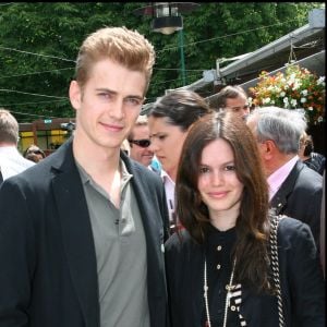 Hayden Christensen et Rachel Bilson lors du tournoi de Roland Garros le 29/05/2009 à Paris.