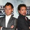 Jude Law et Robert Downey Jr.