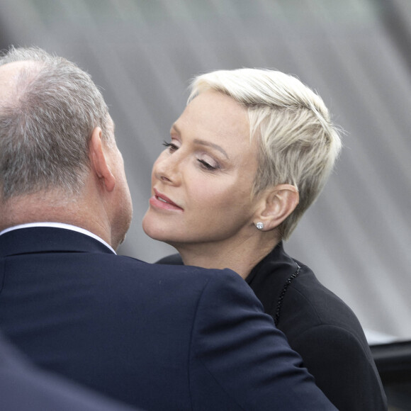 Le prince Albert II de Monaco et la princesse Charlene - Le prince Albert II de Monaco inaugure l'exposition l’exposition "Sailing the Sea of Science, Scientist and explorer. Prince Albert Ier and the early norwegian exploration of Svalbard " au Fram Museum à Oslo le 22 juin 2022.