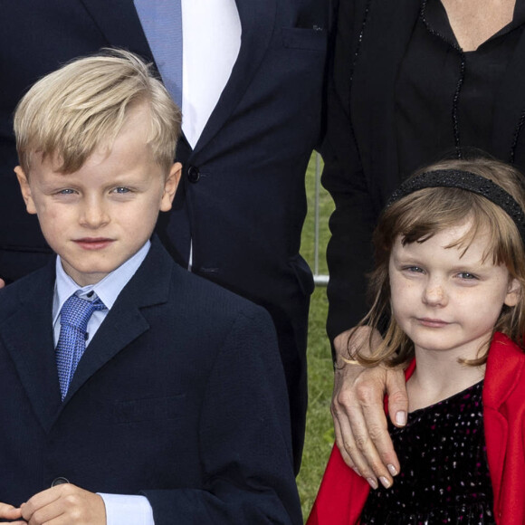 Le prince Jacques de Monaco et la princesse Gabriella - Le prince Albert II de Monaco inaugure l'exposition l’exposition "Sailing the Sea of Science, Scientist and explorer. Prince Albert Ier and the early norwegian exploration of Svalbard " au Fram Museum à Oslo le 22 juin 2022.