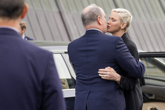 La princesse Charlène de Monaco - Le prince Albert II de Monaco inaugure l'exposition l’exposition "Sailing the Sea of Science, Scientist and explorer. Prince Albert Ier and the early norwegian exploration of Svalbard " au Fram Museum à Oslo le 22 juin 2022.