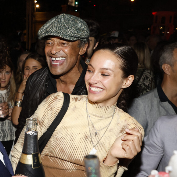 Exclusif - Jean-Claude Camus, Yannick Noah et sa fille Jenaye lors de la soirée d'anniversaire de Joalukas Noah, fils de Yannick Noah et Isabelle Camus, pour ses 18 ans à Paris © Cyril Moreau / Bestimage 