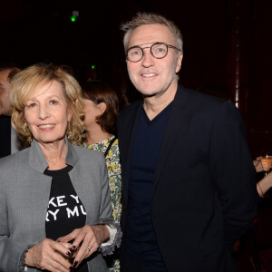 Catherine Barma et Laurent Ruquier (parrain) - Prix littéraire Grands Destins du Parisien Week-End au Buddha Bar à Paris, France, le 17 octobre 2018. Un événement organisé Five Eyes production. © Rachid Bellak/Bestimage