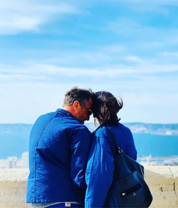 Alexandre Brasseur et sa compagne Isabelle Regourd sur Instagram. Le 5 avril 2021.