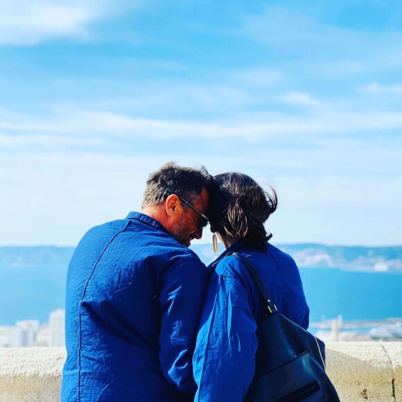 Alexandre Brasseur et sa compagne Isabelle Regourd sur Instagram. Le 5 avril 2021.