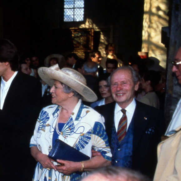 Mariage de Véronique Sanson et Pierre Palmade en 1995.