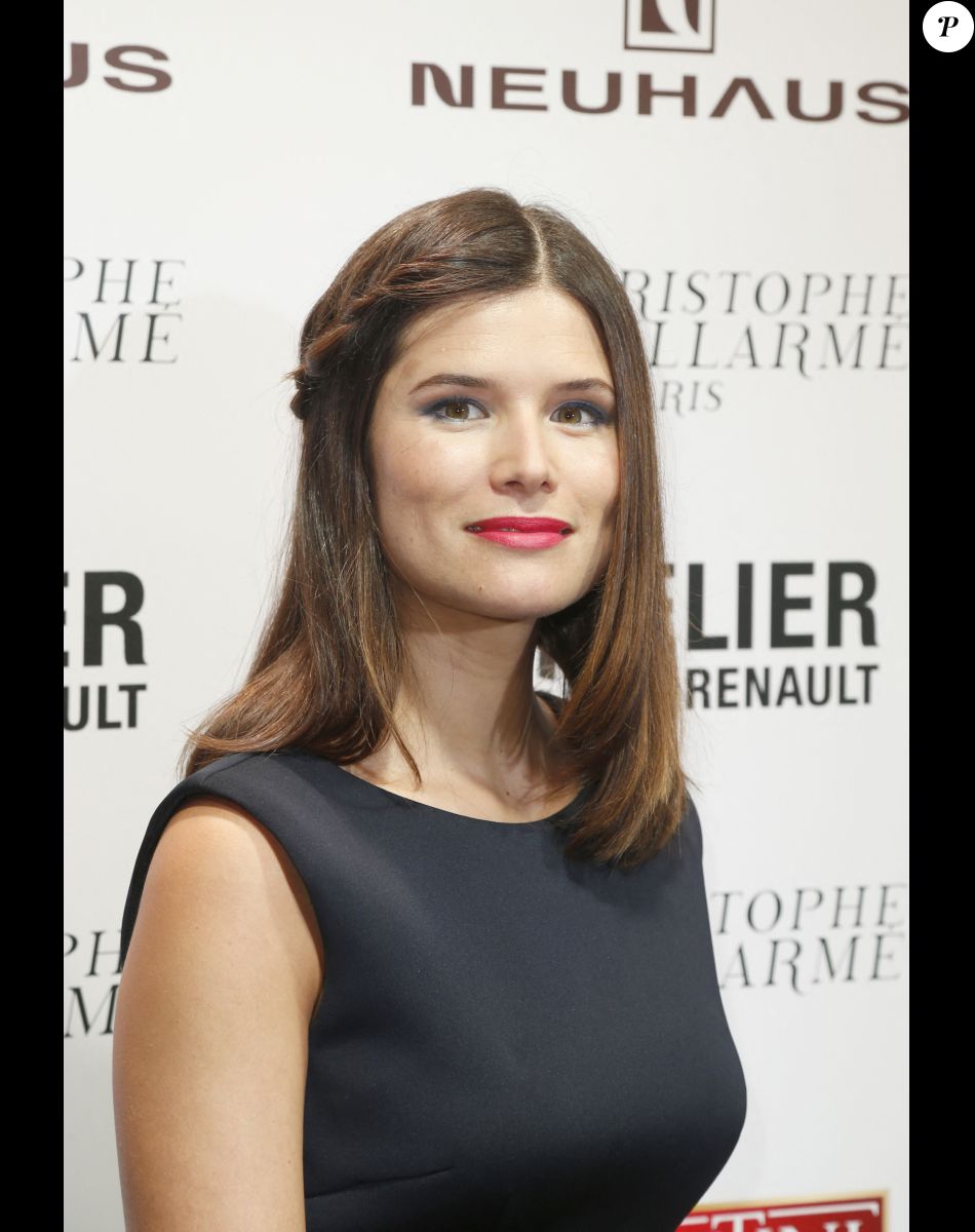 Flavie Péan - Défilé de mode "Christophe Guillarmé", collection prêt-à-porter Automne-Hiver 2017-2018 à l' Atelier Renault à Paris le 1er mars 2017