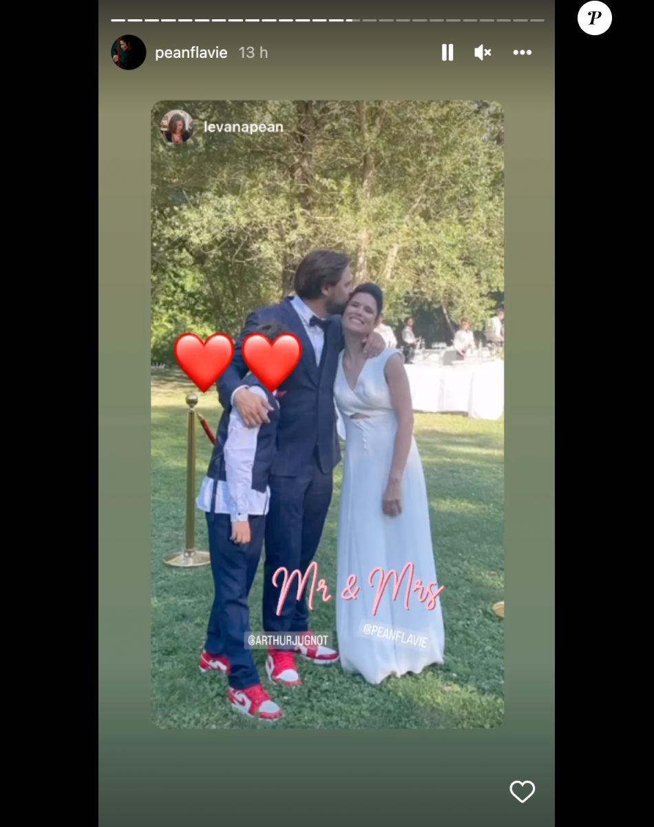 Arthur Jugnot en compagnie de sa femme et de son fils, story Instagram du 27/06/2022.