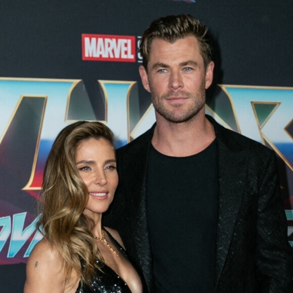 Chris Hemsworth et sa femme Elsa Pataky à la première du film "Thor: Love and Thunder" à Syndey