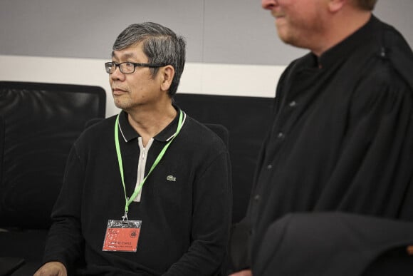 Le père de Sophie Le Tan, Tan Tri - Premier jour du procès de Jean-Marc Reiser, accusé de meurtre de l'étudiante Sophie Le Tan en 2018, au palais de justice de Strasbourg, France, le 27 juin 2022. © Elyxandro Cegarra/Panoramic/Bestimage 