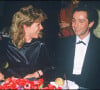 Archives : Thierry Lhermitte et sa femme Hélène lors d'une soirée à Paris en 1984.