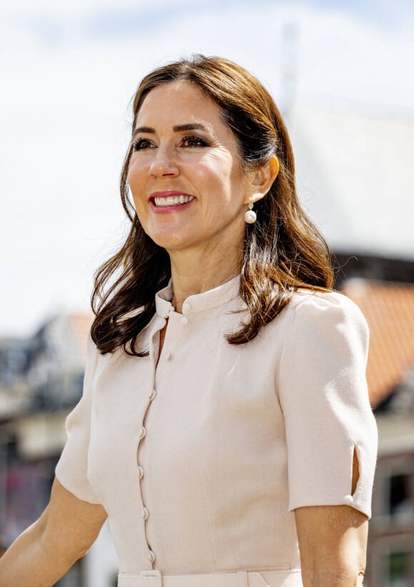 La princesse Mary de Danemark visite Delft, accompagnée du prince F.de Danemark et d'une délégation commerciale aux Pays-Bas, le 21 juin 2022. 