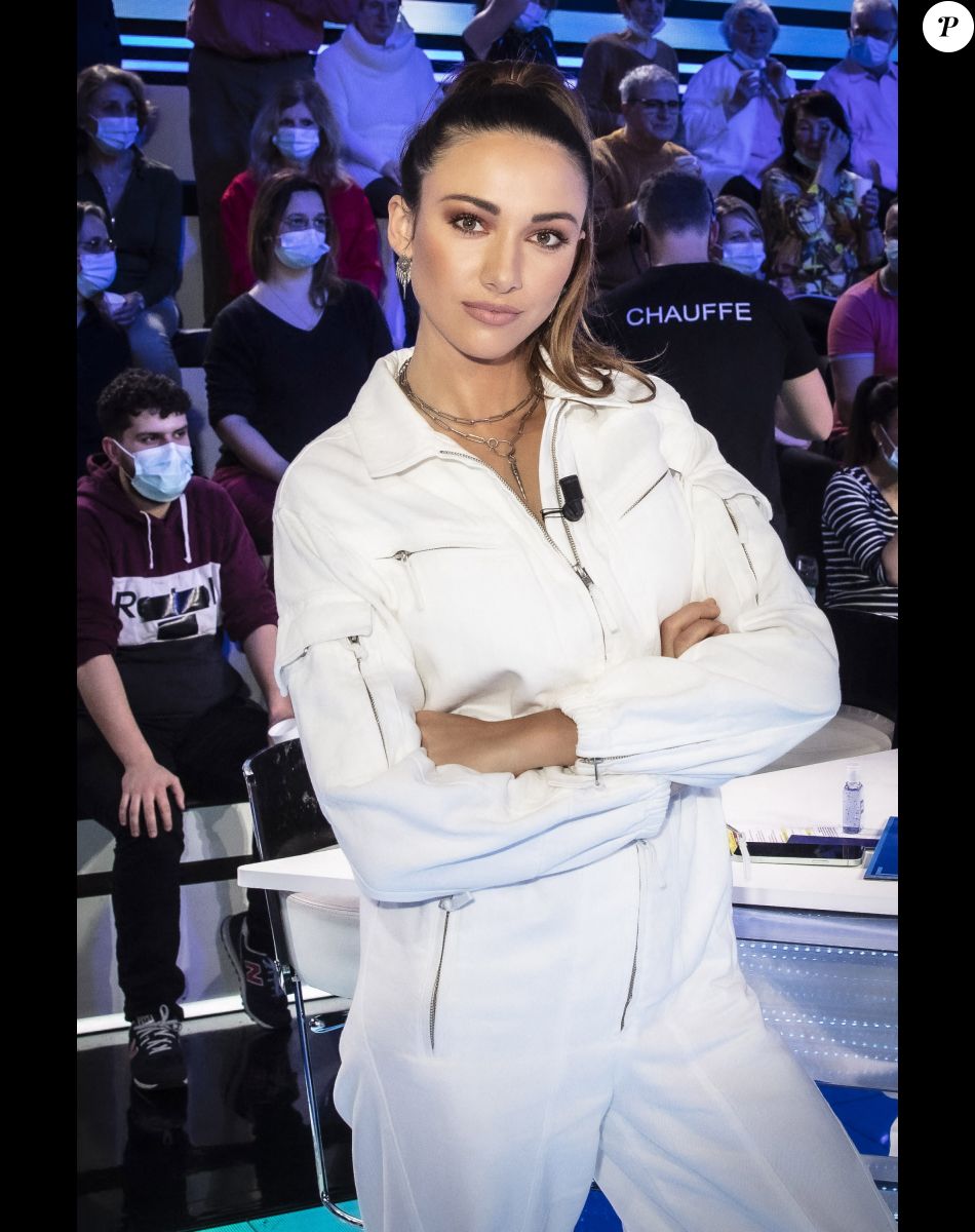 Exclusif - Delphine Wespiser - Enregistrement de l'émission "TPMP (Touche Pas à Mon Poste)", présentée par C.Hanouna et diffusée en direct sur C8 le 18 février © Jack Tribeca / Bestimage