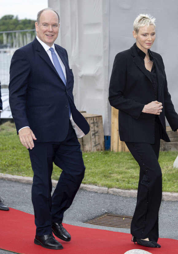 Le prince Albert II de Monaco et la princesse Charlene - Le prince Albert II de Monaco inaugure l'exposition l'exposition "Sailing the Sea of Science, Scientist and explorer. Prince Albert Ier and the early norwegian exploration of Svalbard ".