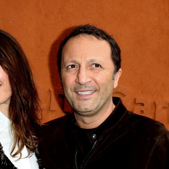 Mareva Galanter et son compagnon Arthur (Jacques Essebag) - People au village des internationaux de France de tennis à Roland Garros à Paris 5 juin 2016. © Dominique Jacovides / Bestimage 