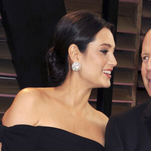Bruce Willis et sa femme Emma Heming (enceinte) à West Hollywood. Le 2 mars 2014.