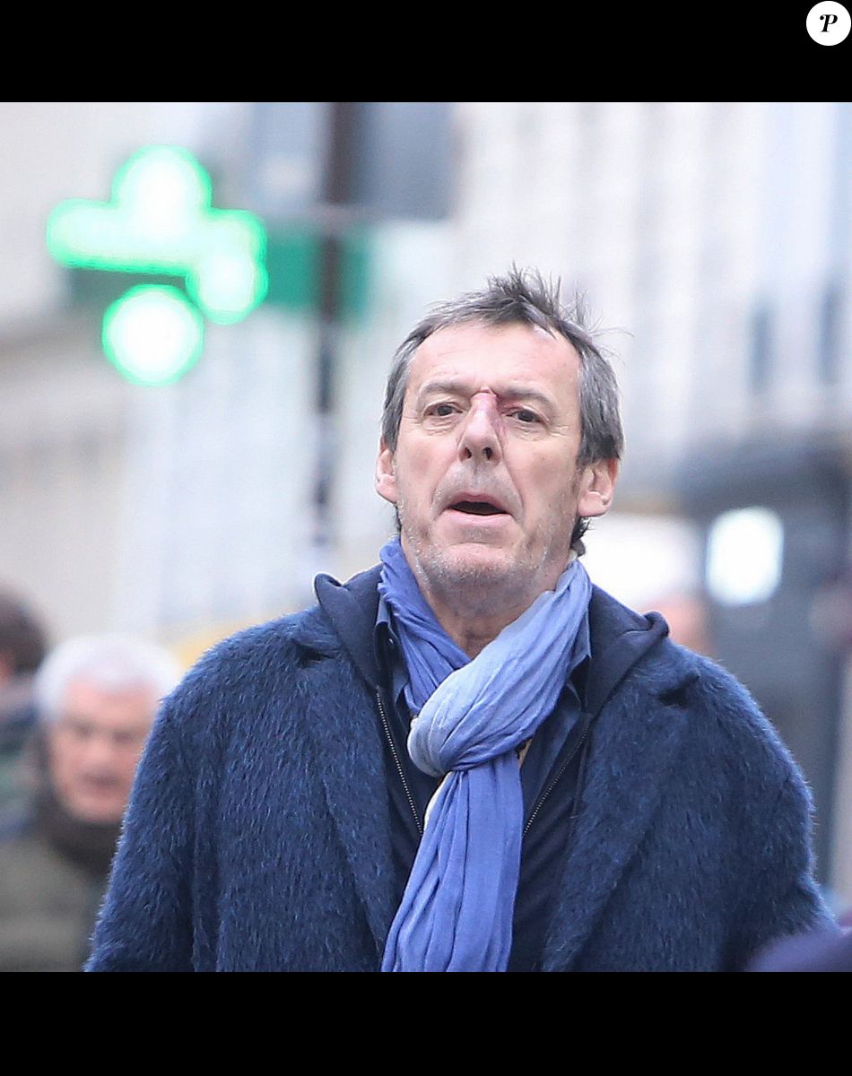 Jean-Luc Reichmann - Arrivées aux obsèques de Michou en l'église Saint-Jean de Montmartre à Paris. Le 31 janvier 2020 © Panoramic / Bestimage