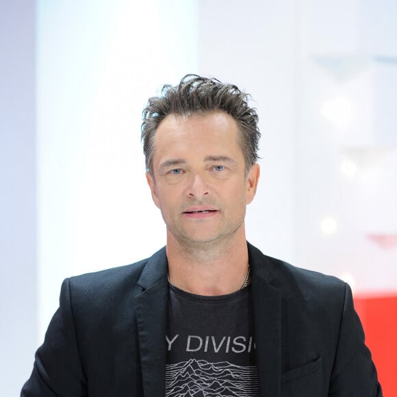 Exclusif - David Hallyday - Enregistrement de l'émission "Vivement Dimanche" au studio Gabriel à Paris, présentée par Michel Drucker et diffusée le 29 septembre 2019 sur France 2. Le 11 septembre 2019 © Guillaume Gaffiot / Bestimage 