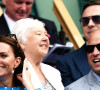 Le duc et la Duchesse de Cambridge dans la tribune royale du tournoi 2022 de Wimbledon au All England Lawn Tennis and Croquet Club, Wimbledon, le 5 juillet 2022. @ Aaron Chown/PA Wire.