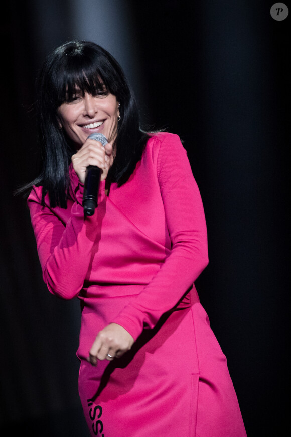 Jenifer Bartoli - Enregistrement de l'émission "La Lettre" au Théâtre du Châtelet à Paris. Le 23 octobre 2019. © Cyril Moreau / Bestimage