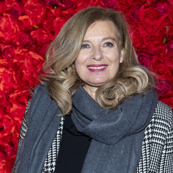 Valérie Trierweiler - Réception à l'hôtel Félicien qui lance sa soirée intitulée "Au Ciel du Félicien" pour inaugurer ses deux suites et son rooftop au 21 rue Félicien David, 75016 Paris le 11 janvier 2022. © Pierre Perusseau/Bestimage