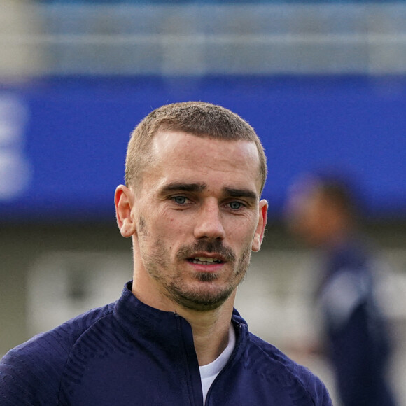 Antoine Griezmann - Entraînement de l'Equipe de France A au Centre National du Football, à Clairefontaine-en-Yvelines.