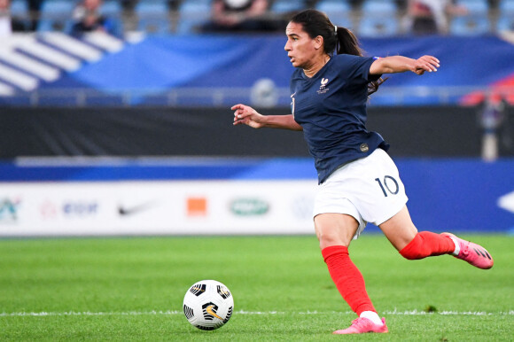 Amel Majri - Match de football féminin : La France domine l'Allemagne 1-0 en amical à Strasbourg le 10 juin 2021. Anthony Bibard/FEP / Panoramic / Bestimage