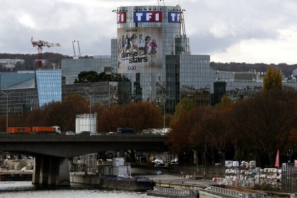 Illustration du siège du groupe TF1, à Paris, France