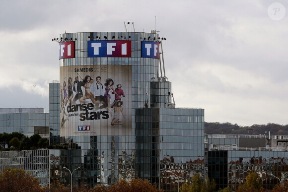 Illustration du siège du groupe TF1, à Paris, France, le 4 novembre 2015. © Stephane Lemouton / Bestimage
