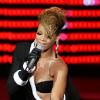Rihanna chante un medley de ses plus grands tubes à l'occasion du concert Superbowl Pepsi Fan on Jam le 4 février 2010 à Miami Beach