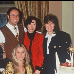 Sophie Favier, Denise Fabre et Chantal Gallia, en soirée en 1993