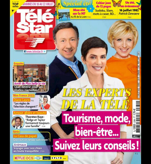 Couverture du magazine "Télé Star" du 11 juillet 2022