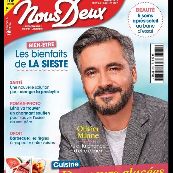 Couverture du magazine "Nous deux" du 12 juillet 2022