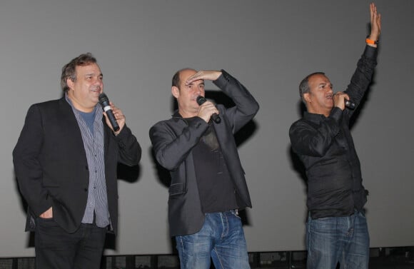 Didier Bourdon, Pascal Legitimus, Bernard Campan - Avant-premiere du film "Les Trois frères, le retour" au Kinépolis de Lomme, le 31 janvier 2014. 