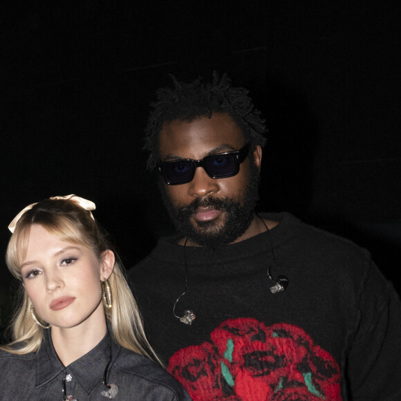 Angèle et Damso en backstage lors la 37ème cérémonie des Victoires de la musique à la Seine musicale de Boulogne-Billancourt, le 11 février 2022. © Cyril Moreau / Tiziano Da Silva / Bestimage 