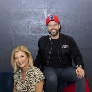 Michèle Laroque, Claude Zidi Jr pour la promotion du film "Ténor" - Backstage de l'émission OEED (On Est En Direct) présentée par L.Salamé et L.Ruquier - Paris le 23/04/2022 - © Jack Tribeca / Bestimage