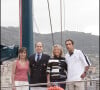 Archives : Mike et Cathy Horn accompagnés du prince Albert de Monaco et Gaynor Rupert.
