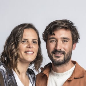 Jeremy Frerot et sa femme Laure Manaudou - Backstage - Enregistrement de l'émission "La Chanson secrète" à Paris. © Cyril Moreau / Bestimage 