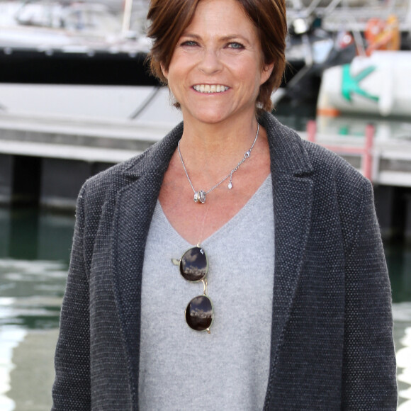 Charlotte Valandrey - Photocall de la série "Demain nous appartient" lors de la 19ème édition du Festival de la Fiction TV de la Rochelle, France, le 16 septembre 2017. © Patrick Bernard/Bestimage