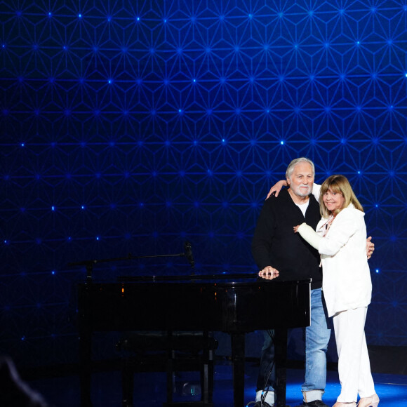 Exclusif - Jean-Jacques Debout, Chantal Goya - Surprises - Enregistrement de l'émission "La boîte à secrets 12", présentée par F.Bollaert et diffusée le 17 décembre sur France 3. Le 5 octobre 2021 © Rubens Hazon / Bestimage
